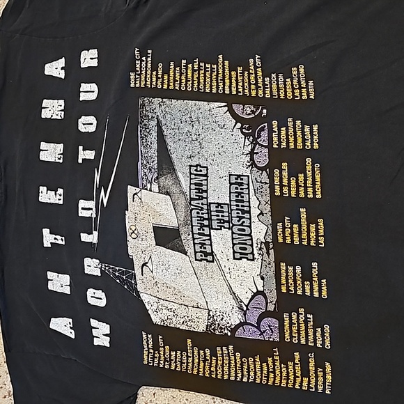 ZZ TOP Antenna World Tour T-shirt - Picture 5 of 8